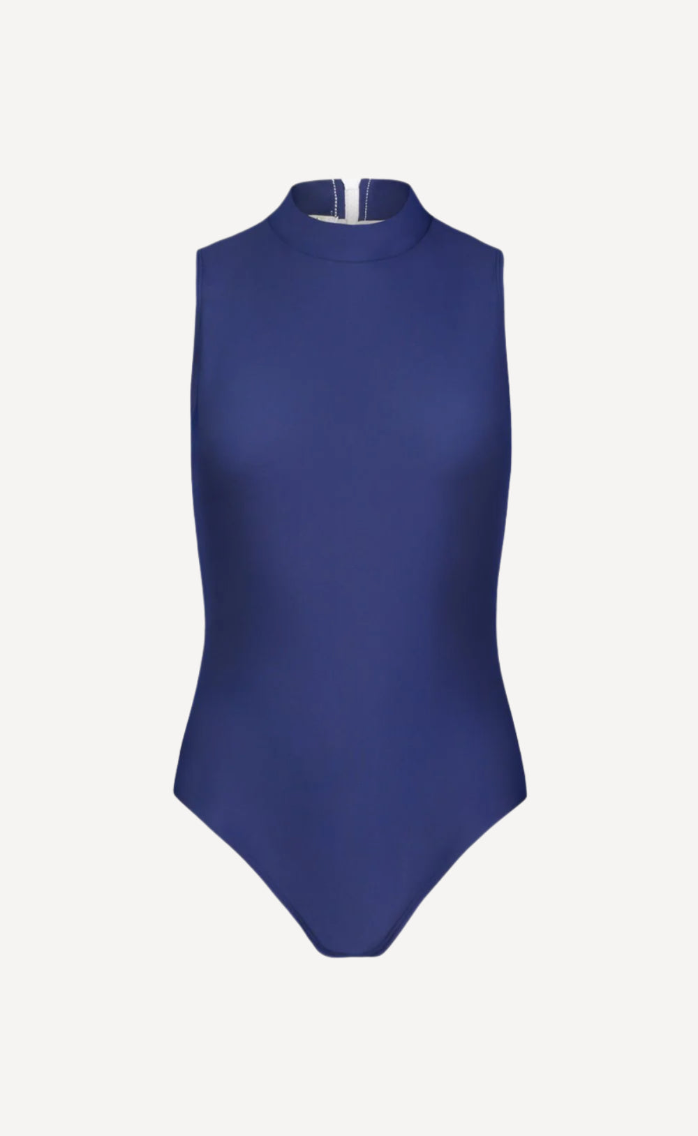Sleeveless Mock-Neck Swimsuit One-Piece Cover Clothing