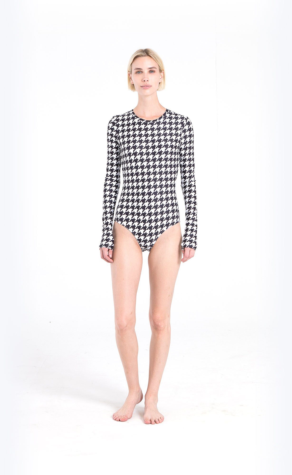 Long-Sleeved Swimsuit One-Piece Cover Clothing