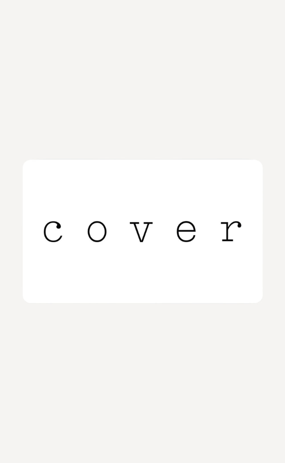 Gift Card Gift Card Cover Clothing