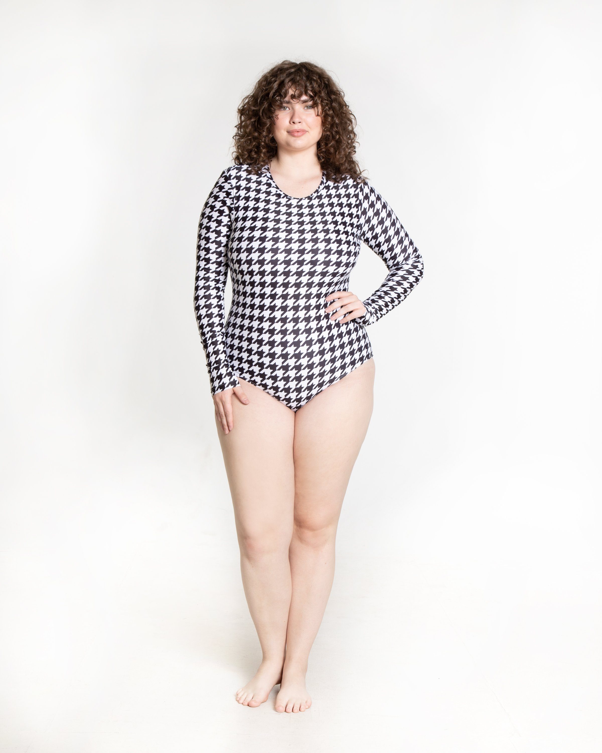 Long-Sleeved Swimsuit One-Piece Cover Clothing