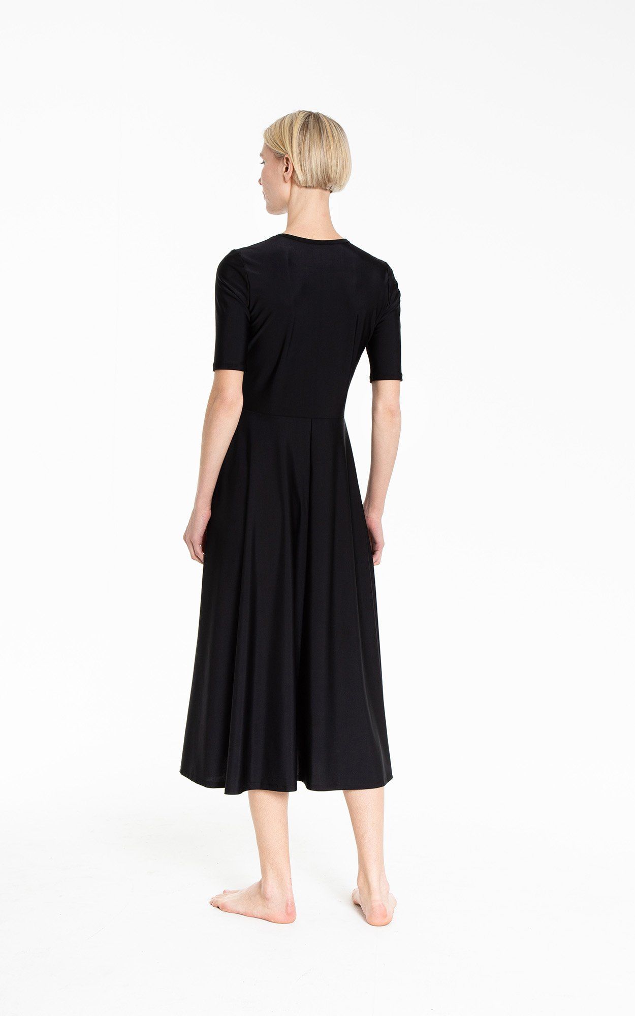 Elbow Sleeve Dress Cover-Ups Cover Clothing