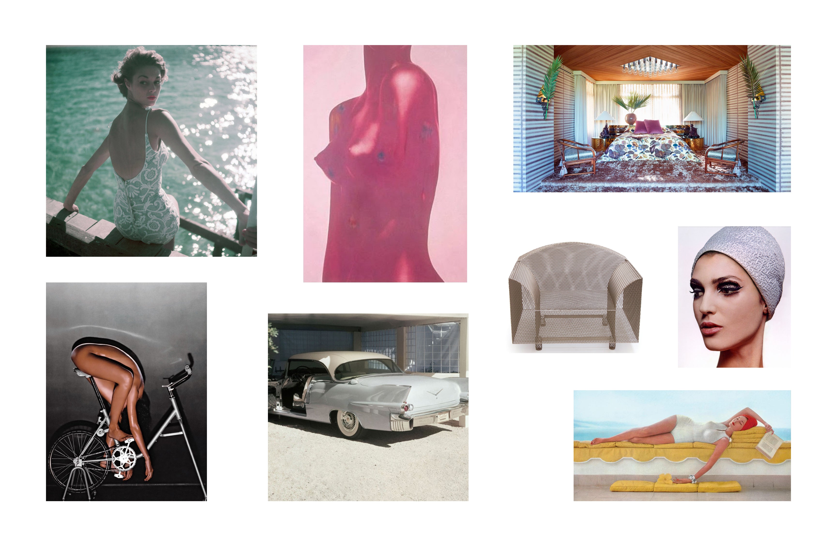 Summer inspo collage 50's.