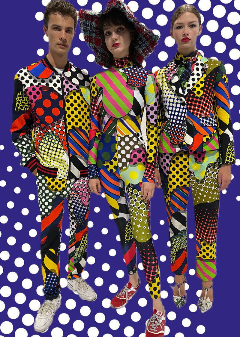 Models wearing the Libertine collab.